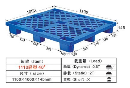 40#單面圓角塑料卡板