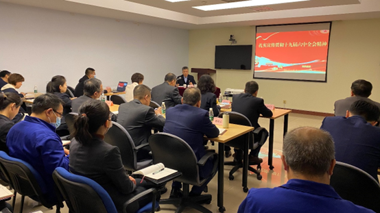 學(xué)習(xí)貫徹黨的十九屆六中全會(huì)精神，陜藥集團(tuán)宣講團(tuán)在環(huán)球印務(wù)宣講